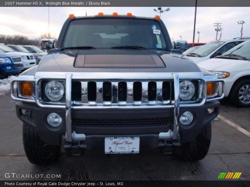 Midnight Blue Metallic / Ebony Black 2007 Hummer H3 X