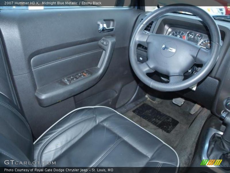 Midnight Blue Metallic / Ebony Black 2007 Hummer H3 X