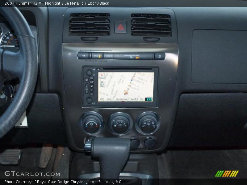Midnight Blue Metallic / Ebony Black 2007 Hummer H3 X