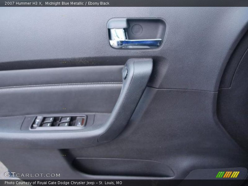 Midnight Blue Metallic / Ebony Black 2007 Hummer H3 X