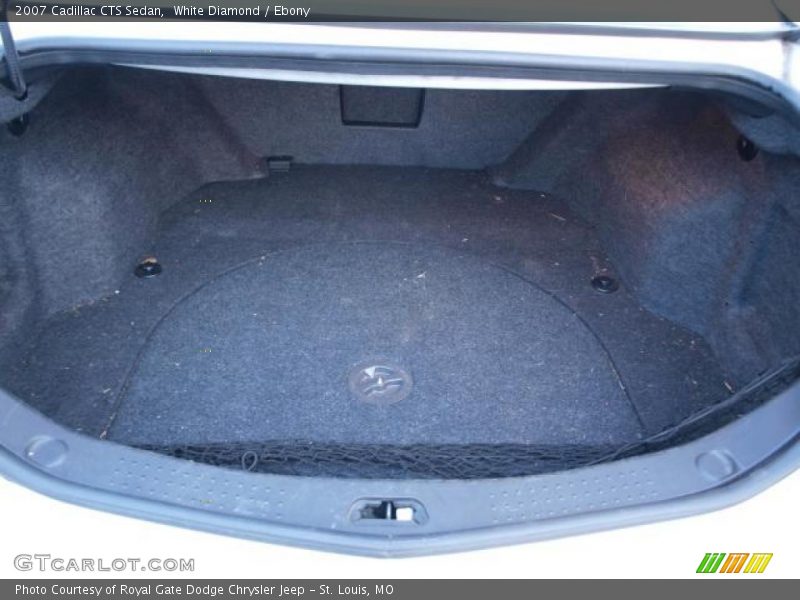 White Diamond / Ebony 2007 Cadillac CTS Sedan