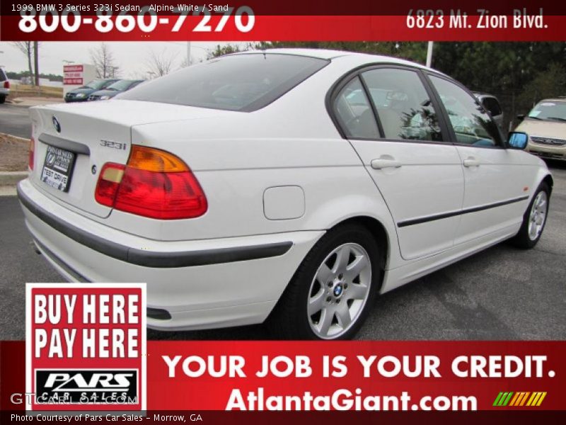 Alpine White / Sand 1999 BMW 3 Series 323i Sedan