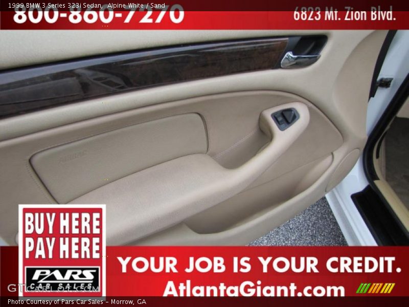 Alpine White / Sand 1999 BMW 3 Series 323i Sedan