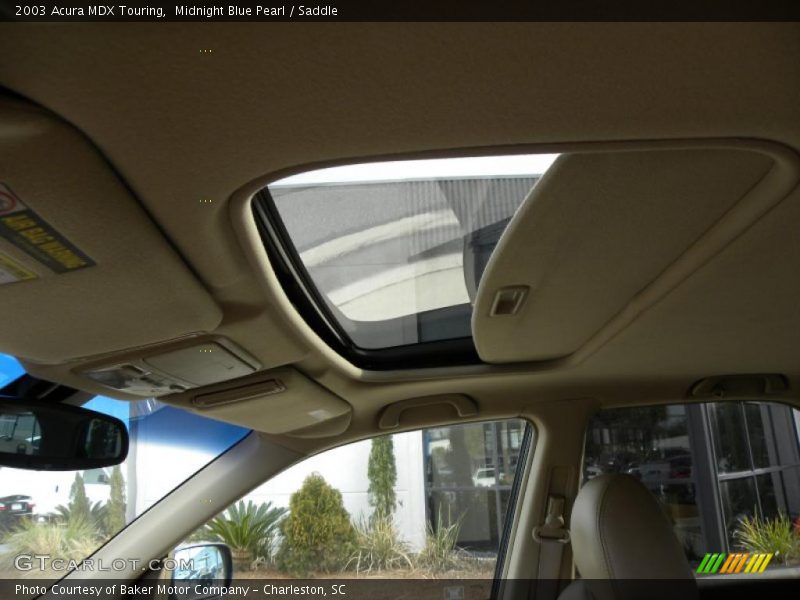 Sunroof of 2003 MDX Touring