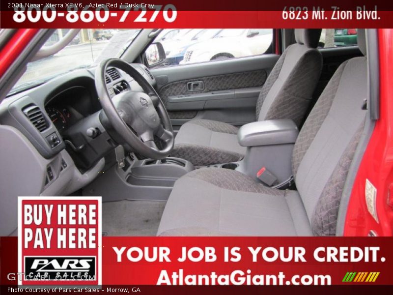 Aztec Red / Dusk Gray 2001 Nissan Xterra XE V6