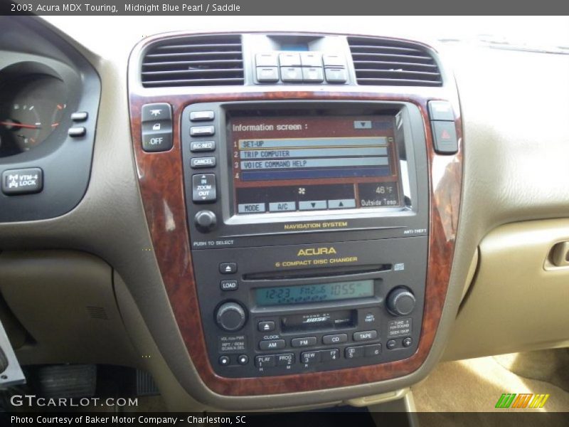 Controls of 2003 MDX Touring