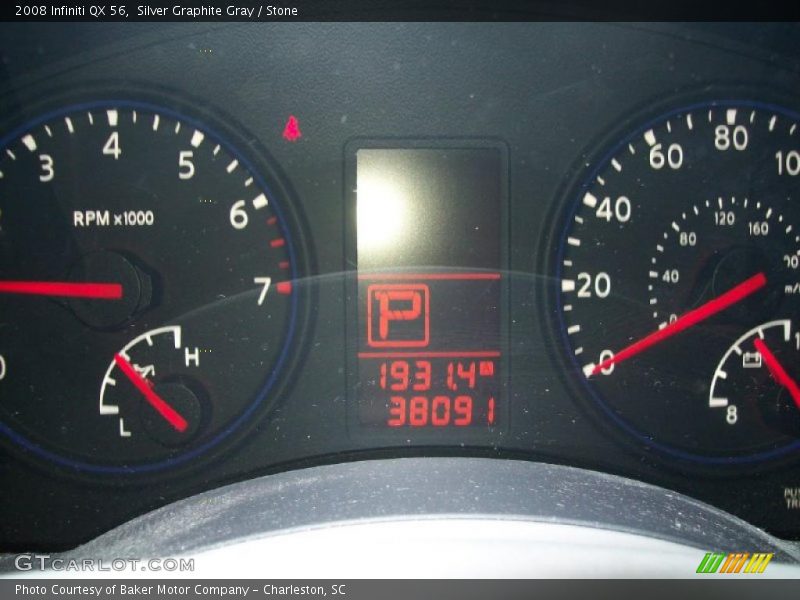 Silver Graphite Gray / Stone 2008 Infiniti QX 56