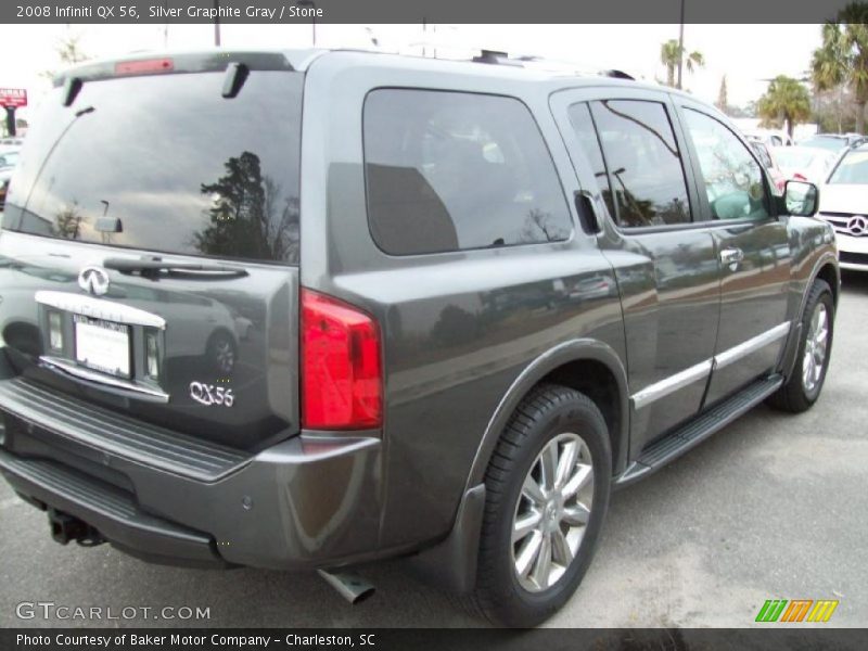 Silver Graphite Gray / Stone 2008 Infiniti QX 56