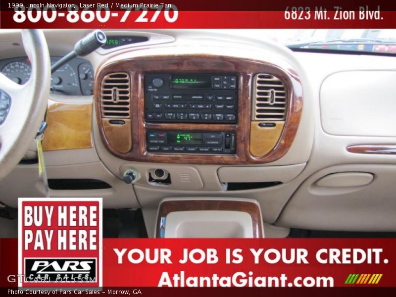Laser Red / Medium Prairie Tan 1999 Lincoln Navigator