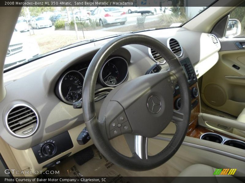 Sand Beige Metallic / Macadamia 2008 Mercedes-Benz ML 350 4Matic