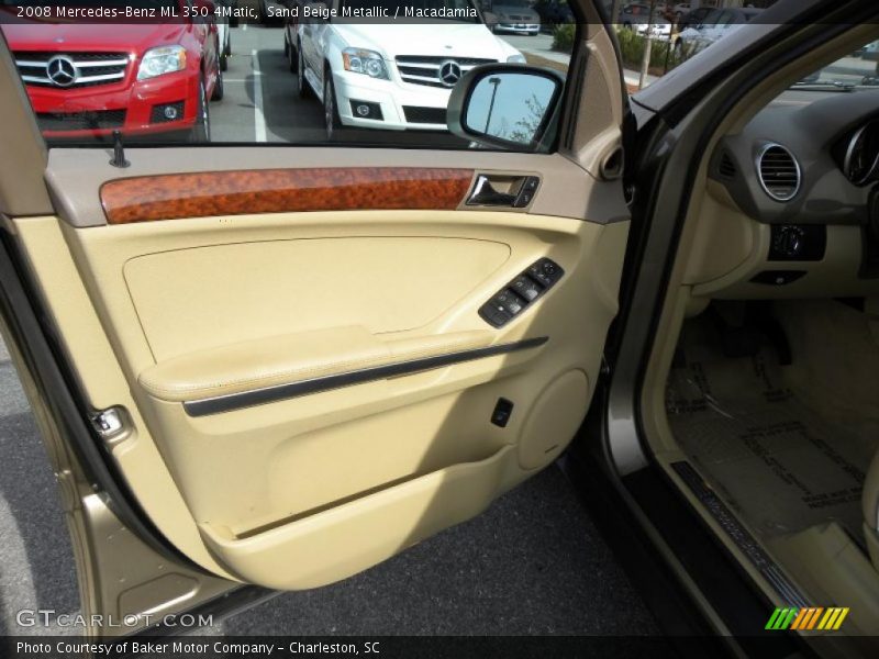 Sand Beige Metallic / Macadamia 2008 Mercedes-Benz ML 350 4Matic
