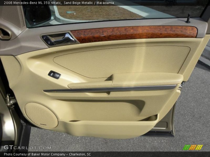 Sand Beige Metallic / Macadamia 2008 Mercedes-Benz ML 350 4Matic