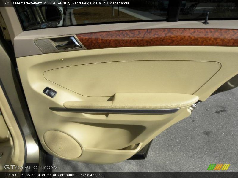 Sand Beige Metallic / Macadamia 2008 Mercedes-Benz ML 350 4Matic