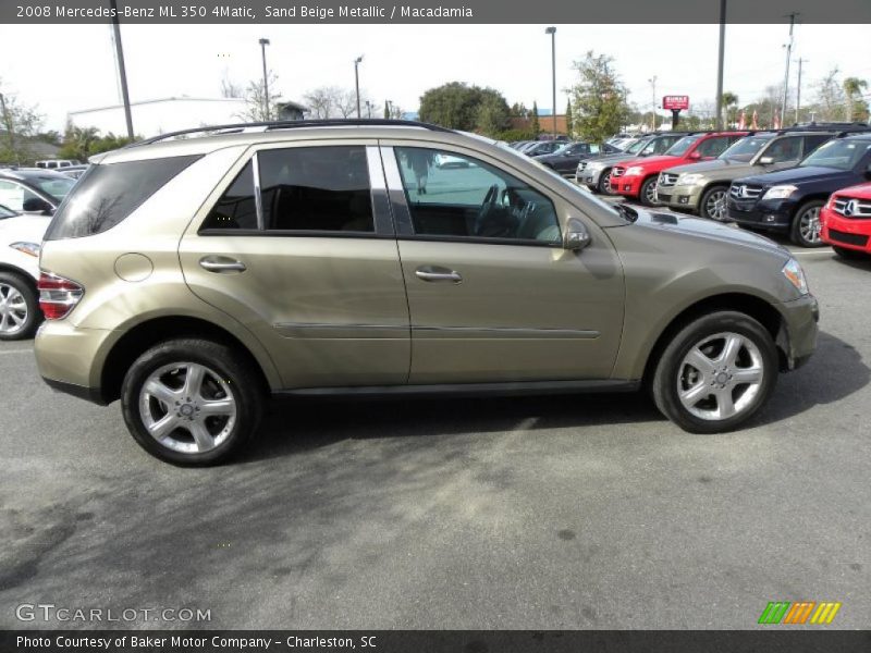 Sand Beige Metallic / Macadamia 2008 Mercedes-Benz ML 350 4Matic