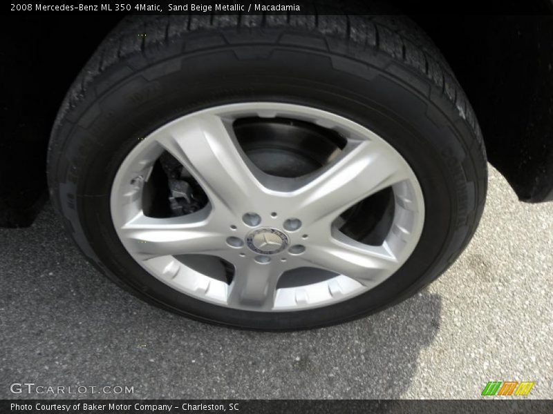 Sand Beige Metallic / Macadamia 2008 Mercedes-Benz ML 350 4Matic