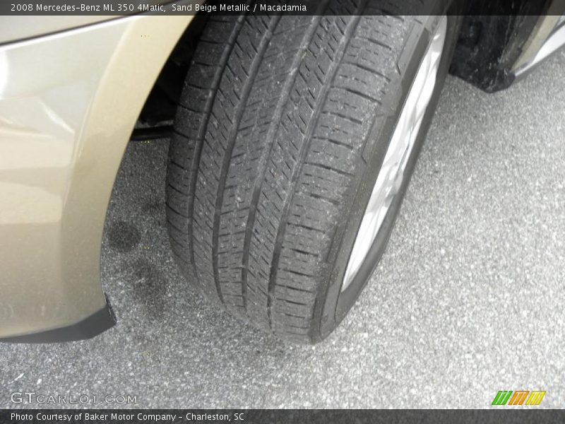Sand Beige Metallic / Macadamia 2008 Mercedes-Benz ML 350 4Matic