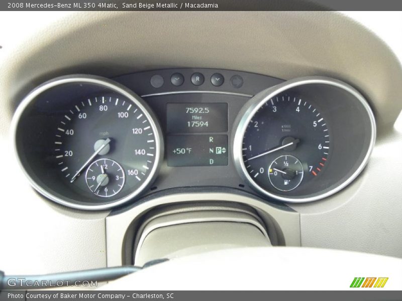 Sand Beige Metallic / Macadamia 2008 Mercedes-Benz ML 350 4Matic