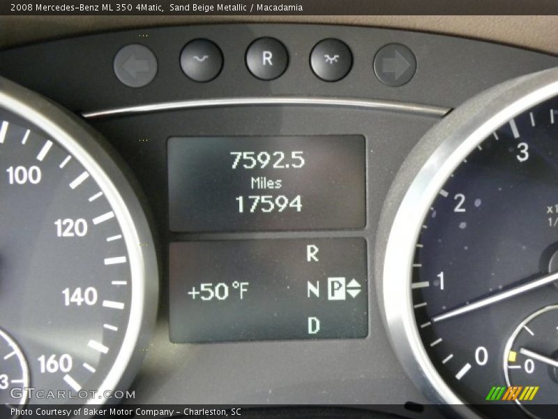 Sand Beige Metallic / Macadamia 2008 Mercedes-Benz ML 350 4Matic