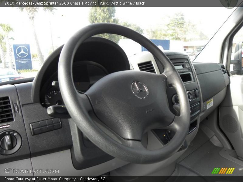 Arctic White / Black 2010 Mercedes-Benz Sprinter 3500 Chassis Moving Truck