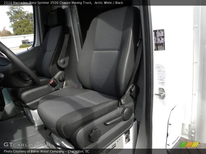 Arctic White / Black 2010 Mercedes-Benz Sprinter 3500 Chassis Moving Truck