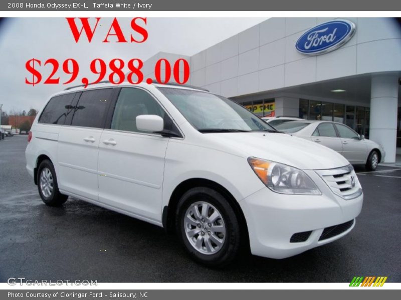 Taffeta White / Ivory 2008 Honda Odyssey EX-L