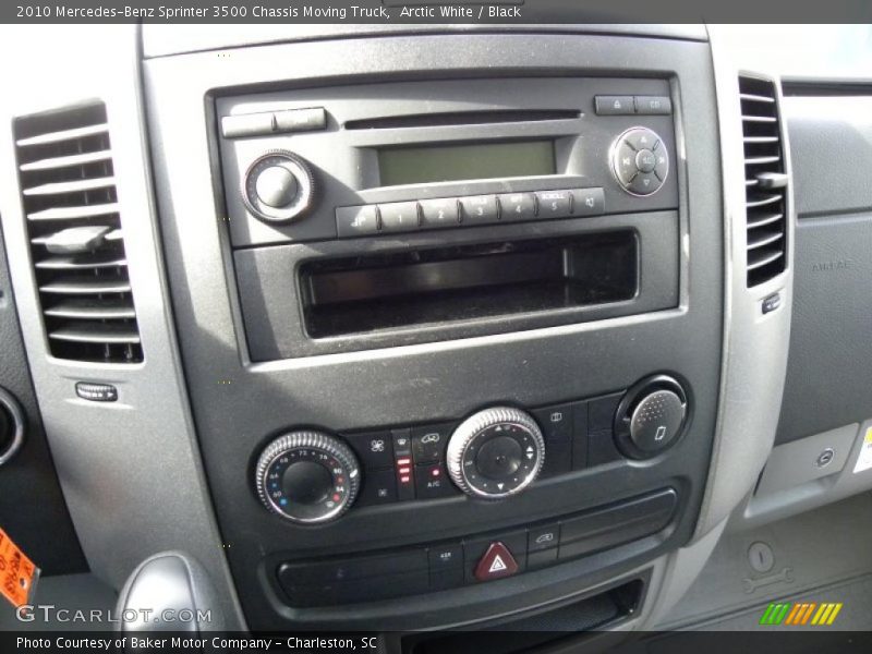 Arctic White / Black 2010 Mercedes-Benz Sprinter 3500 Chassis Moving Truck