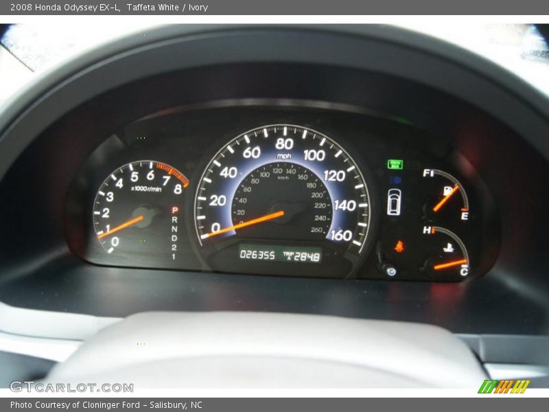 Taffeta White / Ivory 2008 Honda Odyssey EX-L
