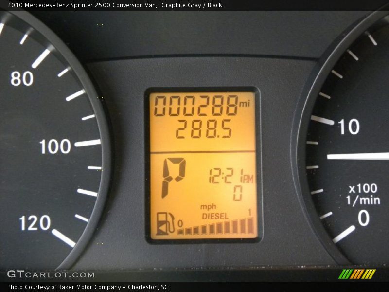Graphite Gray / Black 2010 Mercedes-Benz Sprinter 2500 Conversion Van