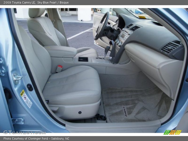 Sky Blue Pearl / Bisque 2009 Toyota Camry LE