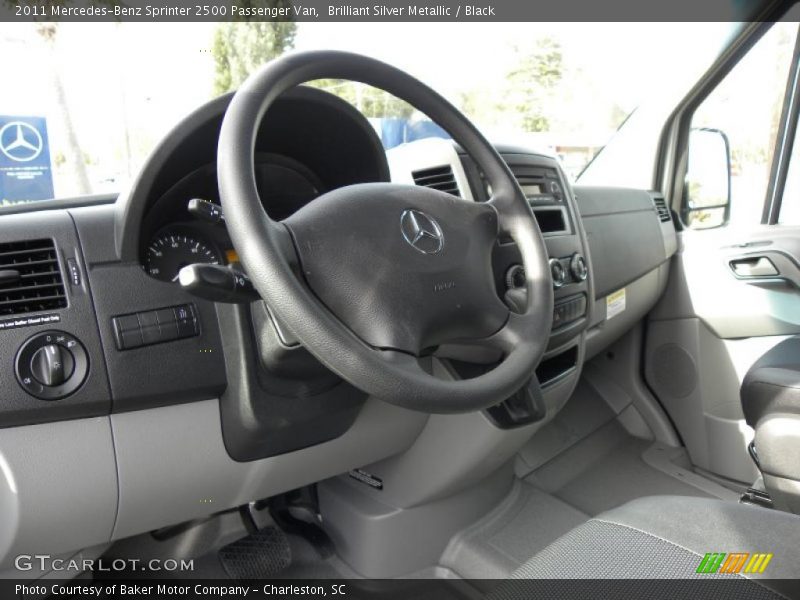 Brilliant Silver Metallic / Black 2011 Mercedes-Benz Sprinter 2500 Passenger Van