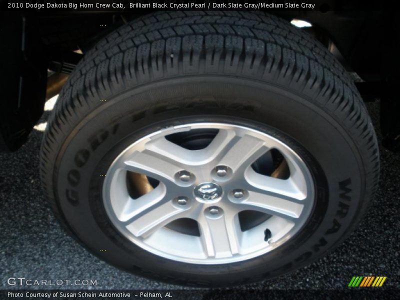 Brilliant Black Crystal Pearl / Dark Slate Gray/Medium Slate Gray 2010 Dodge Dakota Big Horn Crew Cab