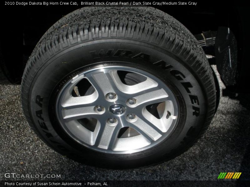 Brilliant Black Crystal Pearl / Dark Slate Gray/Medium Slate Gray 2010 Dodge Dakota Big Horn Crew Cab