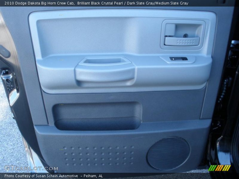 Brilliant Black Crystal Pearl / Dark Slate Gray/Medium Slate Gray 2010 Dodge Dakota Big Horn Crew Cab