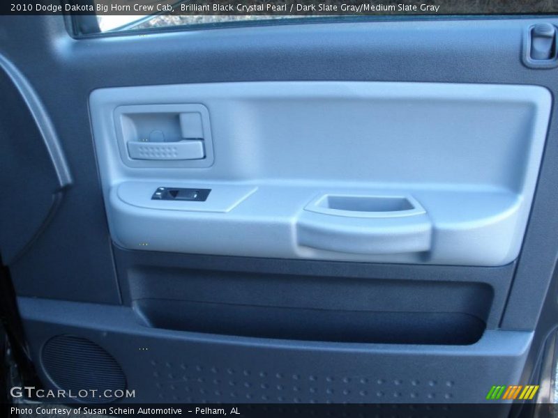 Brilliant Black Crystal Pearl / Dark Slate Gray/Medium Slate Gray 2010 Dodge Dakota Big Horn Crew Cab