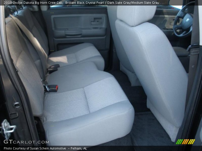 Brilliant Black Crystal Pearl / Dark Slate Gray/Medium Slate Gray 2010 Dodge Dakota Big Horn Crew Cab