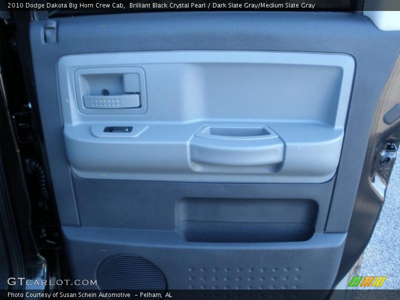 Brilliant Black Crystal Pearl / Dark Slate Gray/Medium Slate Gray 2010 Dodge Dakota Big Horn Crew Cab