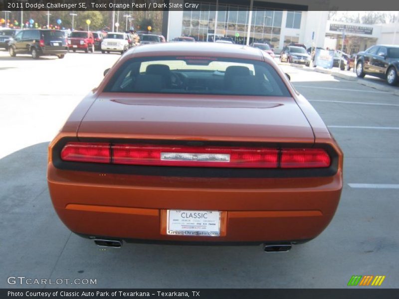  2011 Challenger SE Toxic Orange Pearl