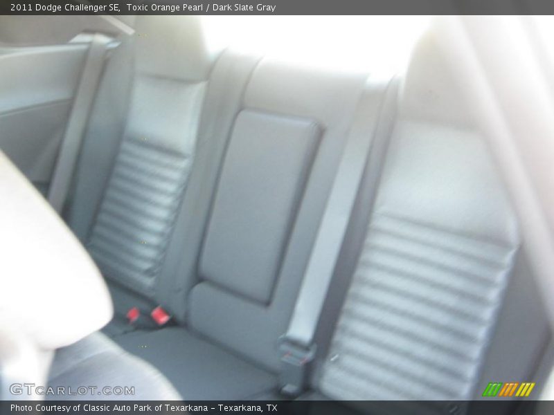 Toxic Orange Pearl / Dark Slate Gray 2011 Dodge Challenger SE