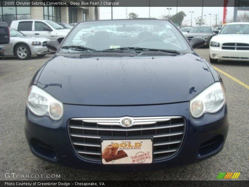 Deep Blue Pearl / Charcoal 2005 Chrysler Sebring Convertible