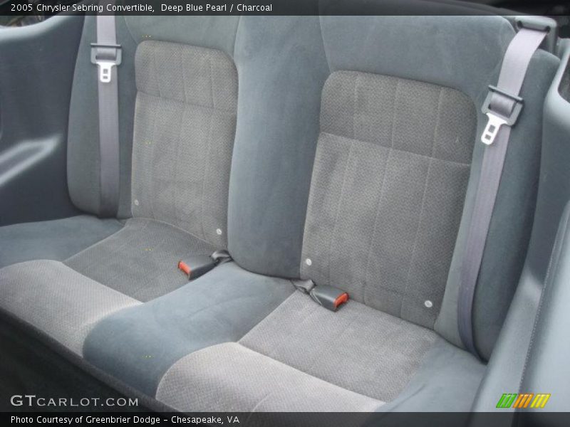 Deep Blue Pearl / Charcoal 2005 Chrysler Sebring Convertible