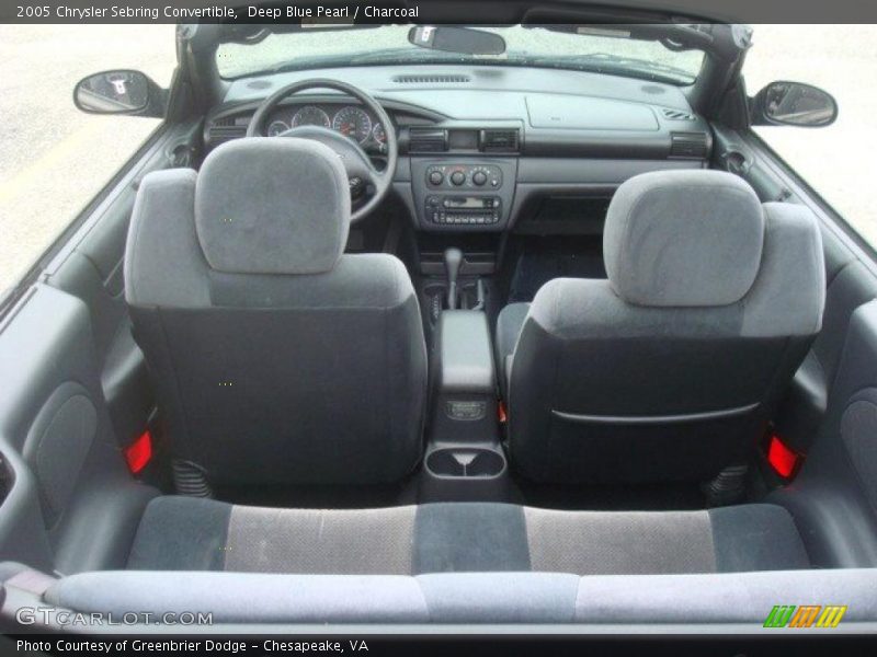 Deep Blue Pearl / Charcoal 2005 Chrysler Sebring Convertible