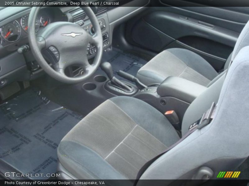 Deep Blue Pearl / Charcoal 2005 Chrysler Sebring Convertible