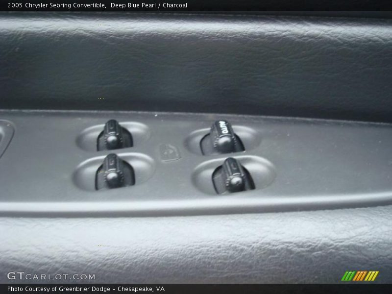 Deep Blue Pearl / Charcoal 2005 Chrysler Sebring Convertible