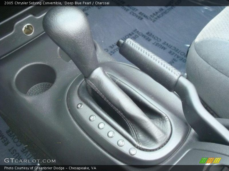 Deep Blue Pearl / Charcoal 2005 Chrysler Sebring Convertible