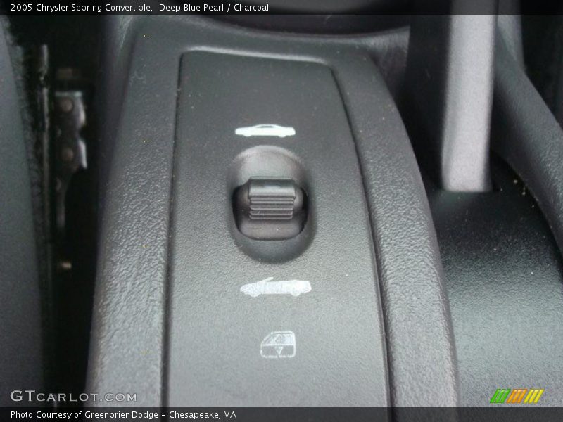 Deep Blue Pearl / Charcoal 2005 Chrysler Sebring Convertible