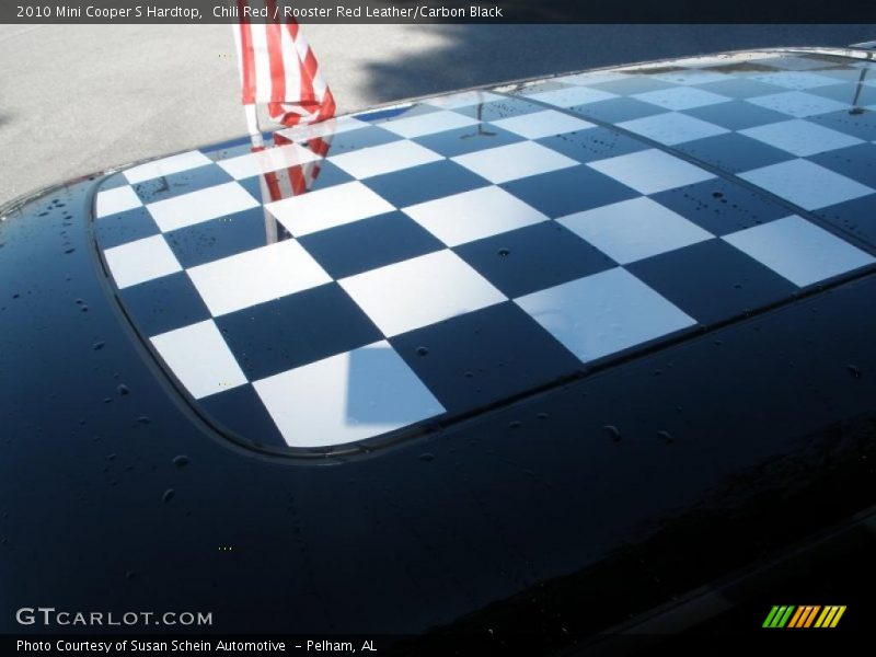 Chili Red / Rooster Red Leather/Carbon Black 2010 Mini Cooper S Hardtop