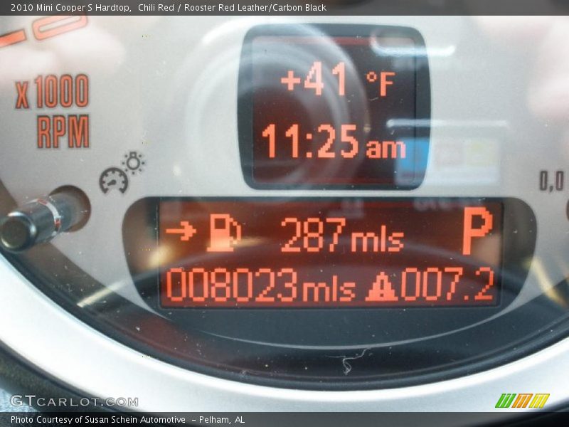 Chili Red / Rooster Red Leather/Carbon Black 2010 Mini Cooper S Hardtop