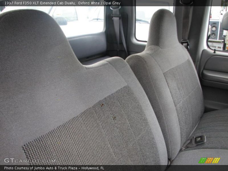 Oxford White / Opal Grey 1997 Ford F350 XLT Extended Cab Dually