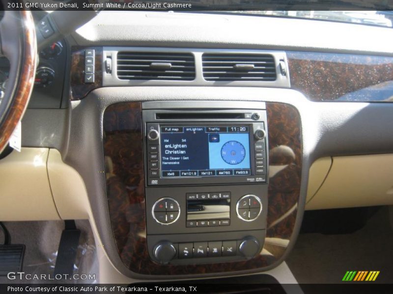 Summit White / Cocoa/Light Cashmere 2011 GMC Yukon Denali