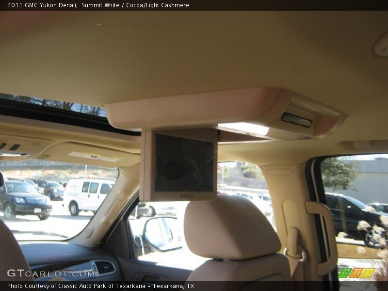 Summit White / Cocoa/Light Cashmere 2011 GMC Yukon Denali